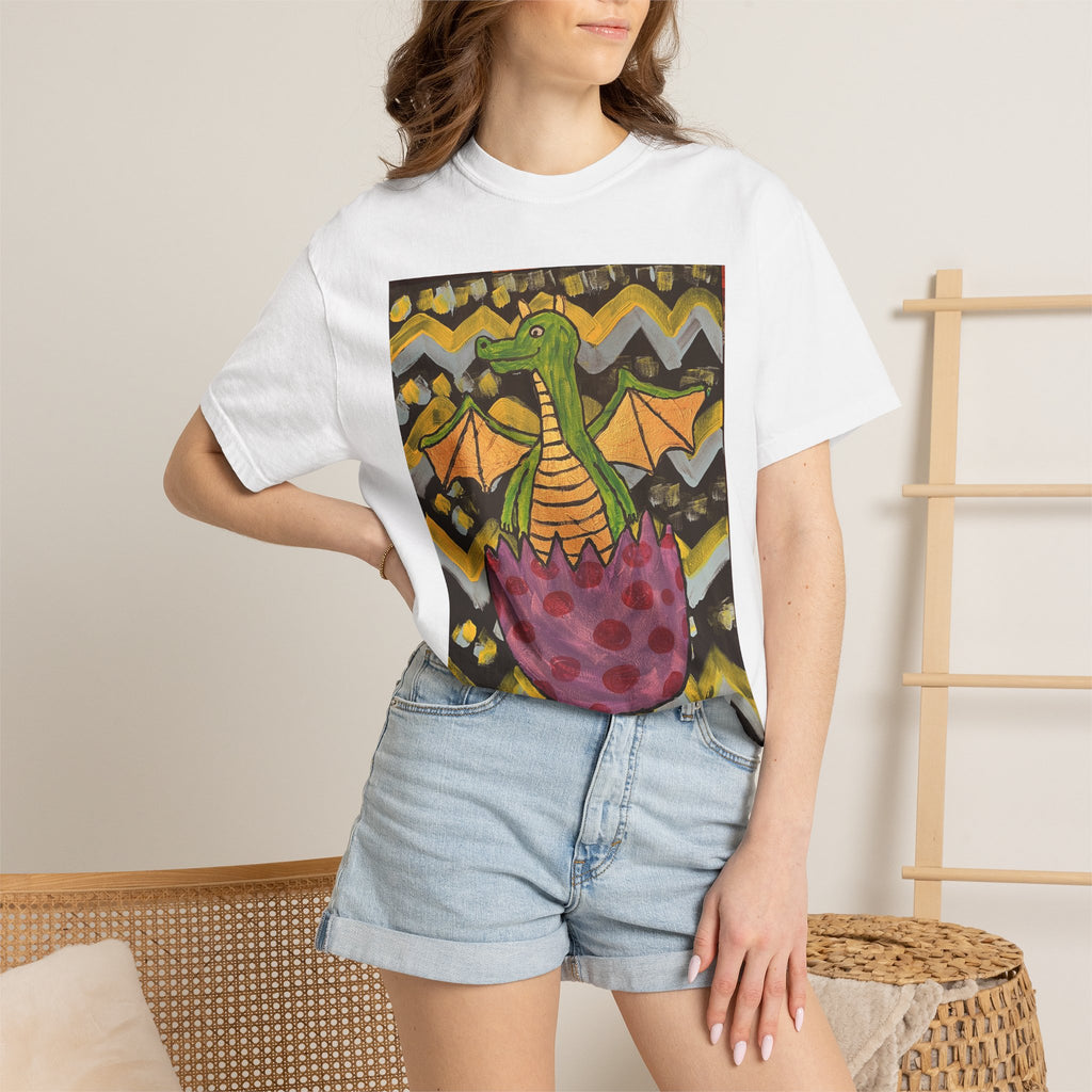 Dragon Hatching T-Shirt — Cute Baby Dragon Graphic Tee