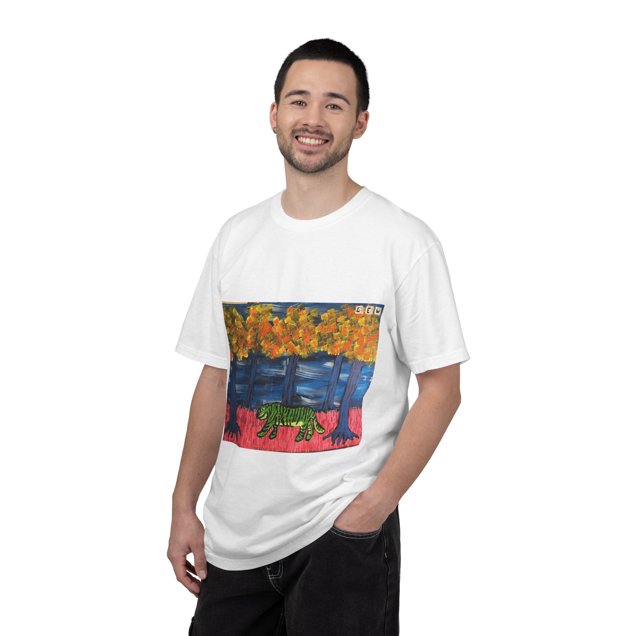 Tiger in Autumn Forest T-Shirt