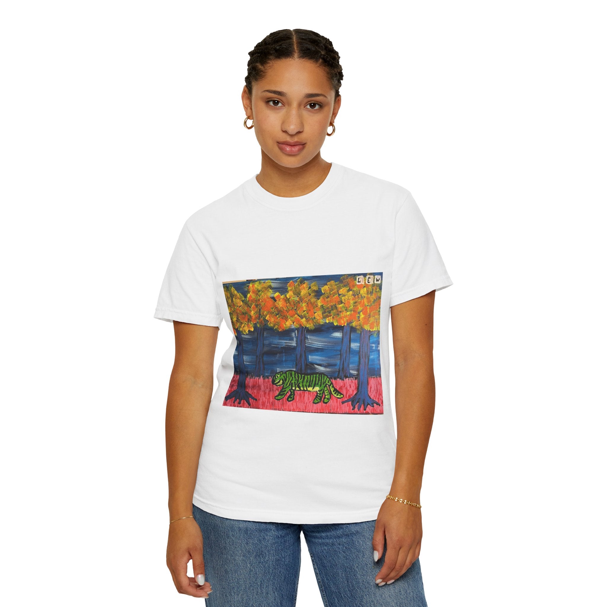 Tiger in Autumn Forest T-Shirt
